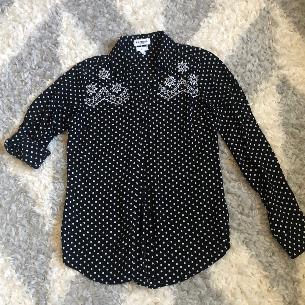 Womens Express Portfino Button up top